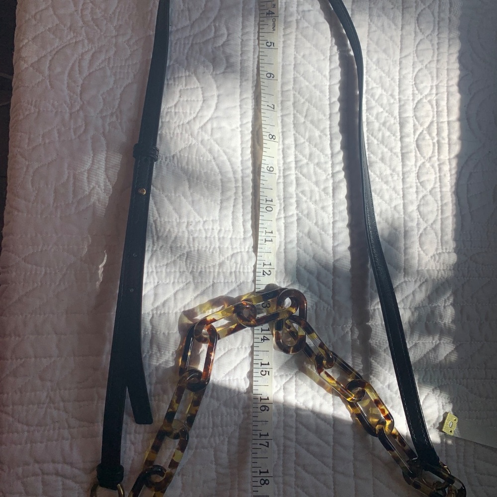 Tory Burch tortoise shell hand bag with strap in new condition - Picture 16 of 16